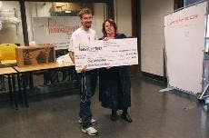 Student takes home $1,000 in treasure hunt