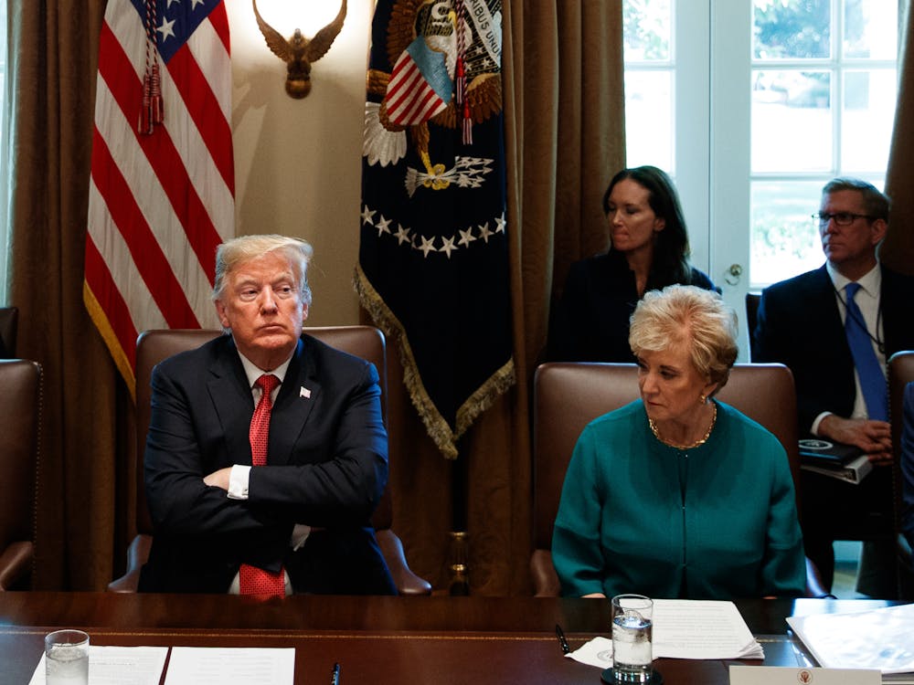 Trump and McMahon