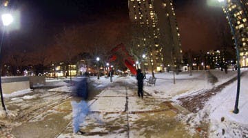 The weather outside is frightful