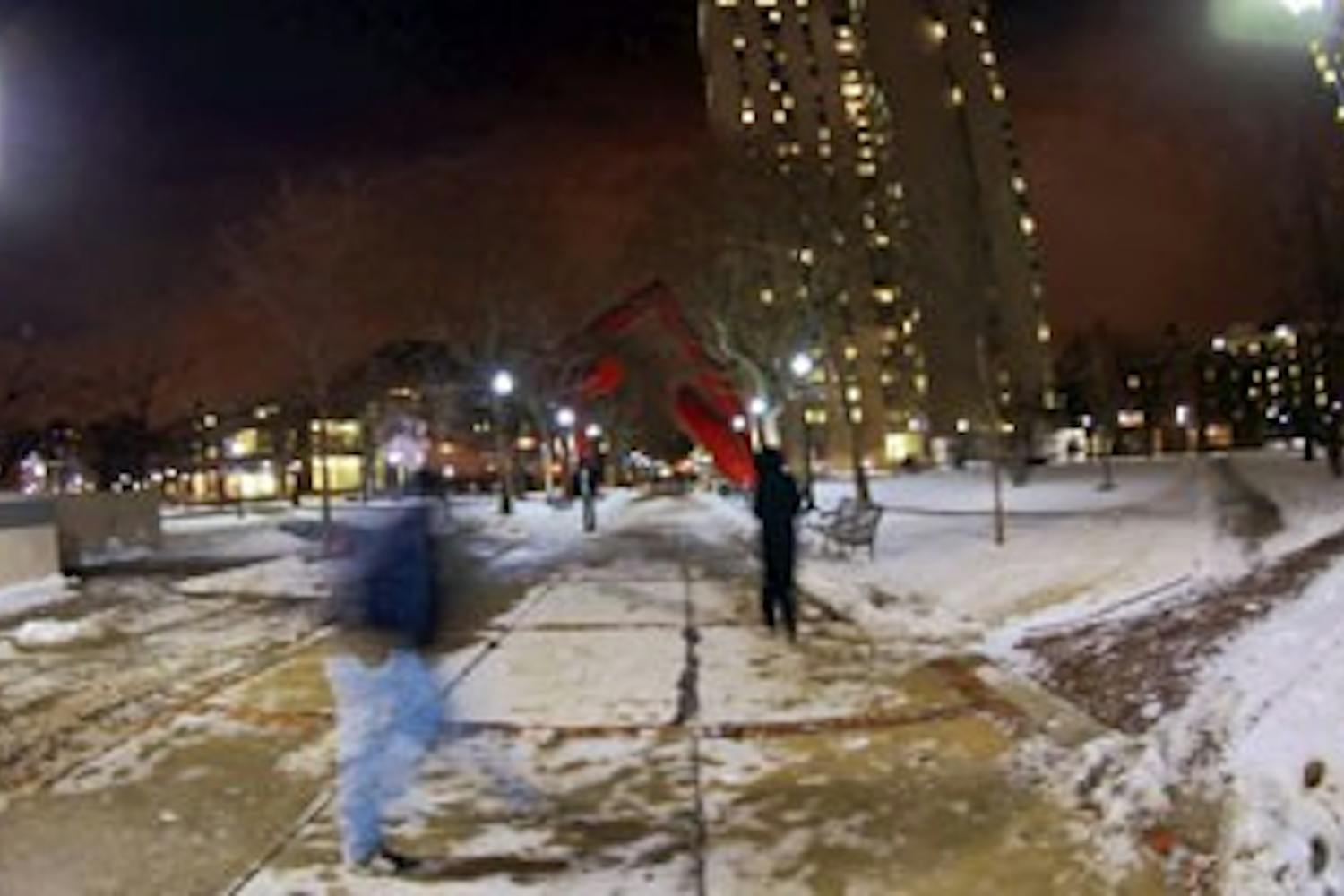 The weather outside is frightful