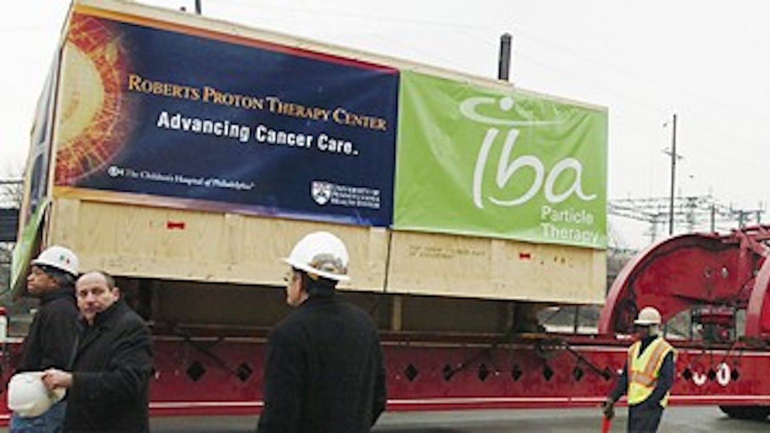 Cyclotron arrives at Proton Therapy Center after overseas journey
