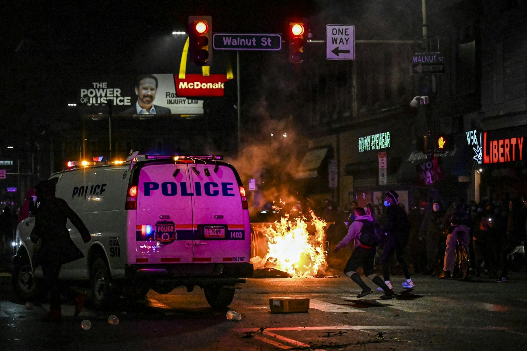10-26-20 Walter Wallace Jr. Protest Fire Police Justice 52nd Street (Kylie Cooper).jpg