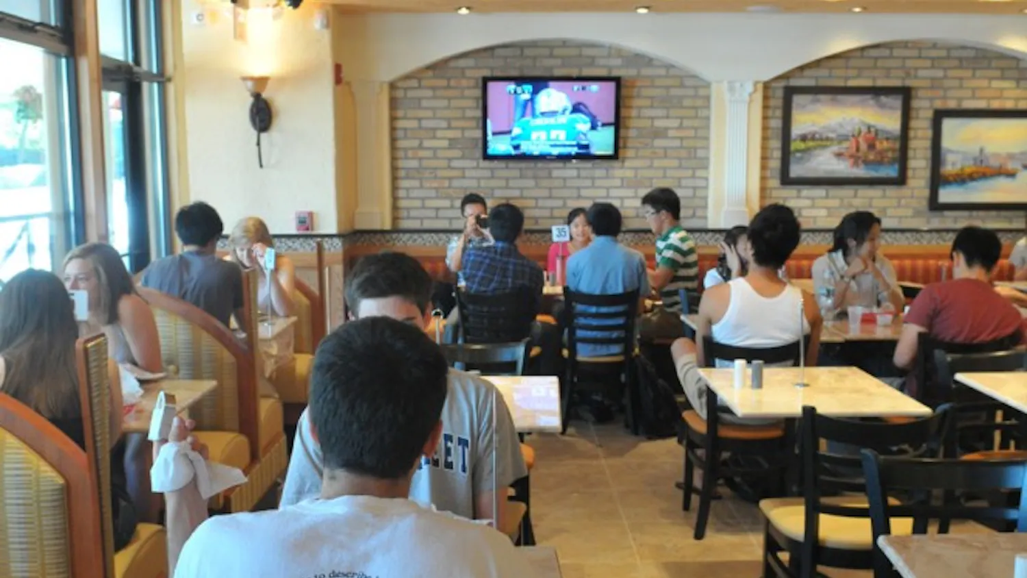 Greek Lady reopened Sat.