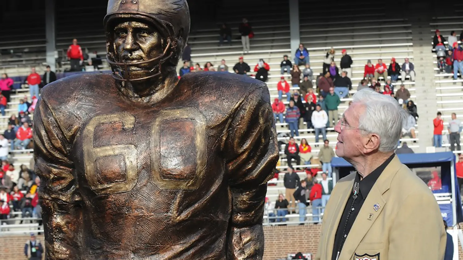 Chuck Bednarick Statue Unveiling 2011