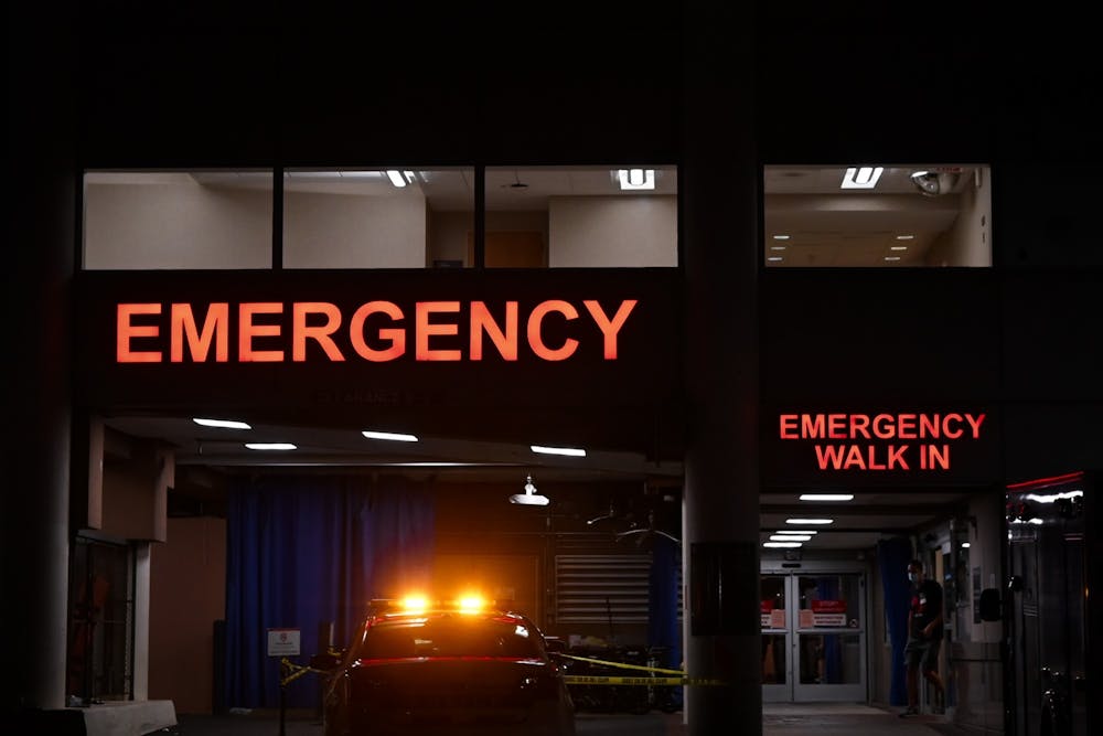 hospital at night