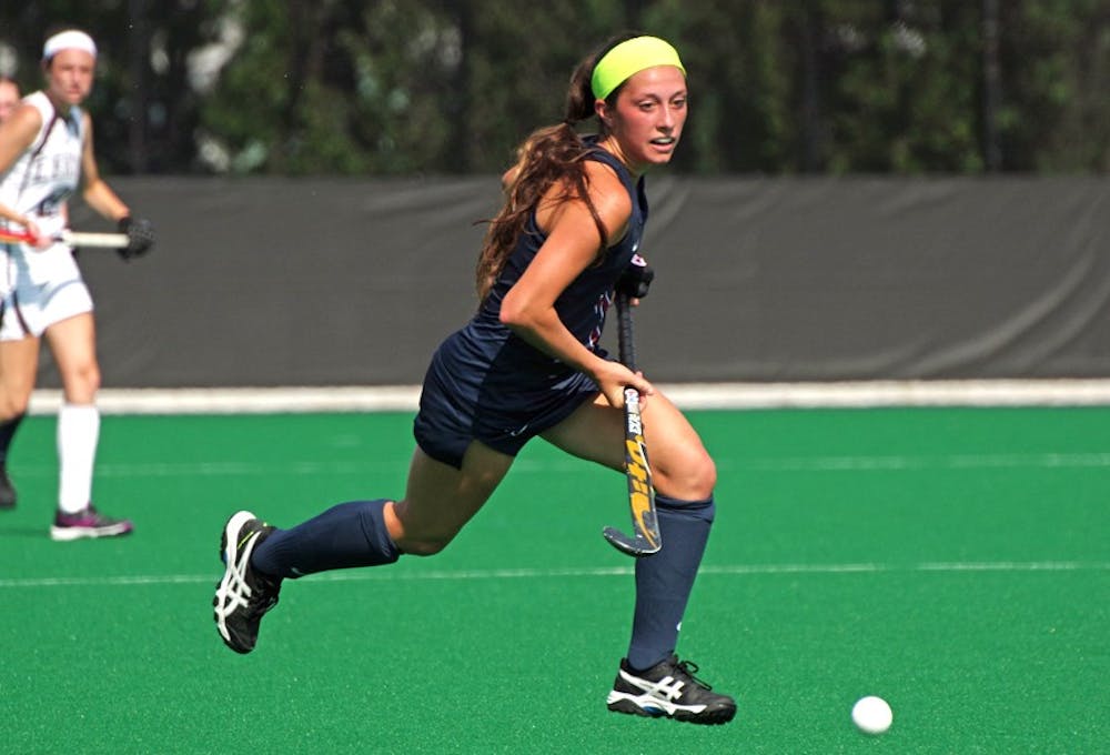 Freshman attack Alexa Hoover has been a sensation in her first year with the Red and Blue, having led the team thus far in the season with six goals.