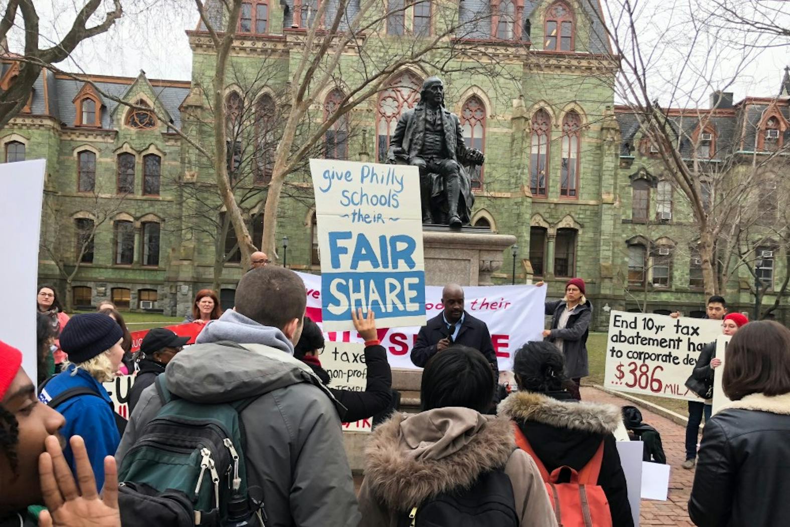 Philly Funding Protest