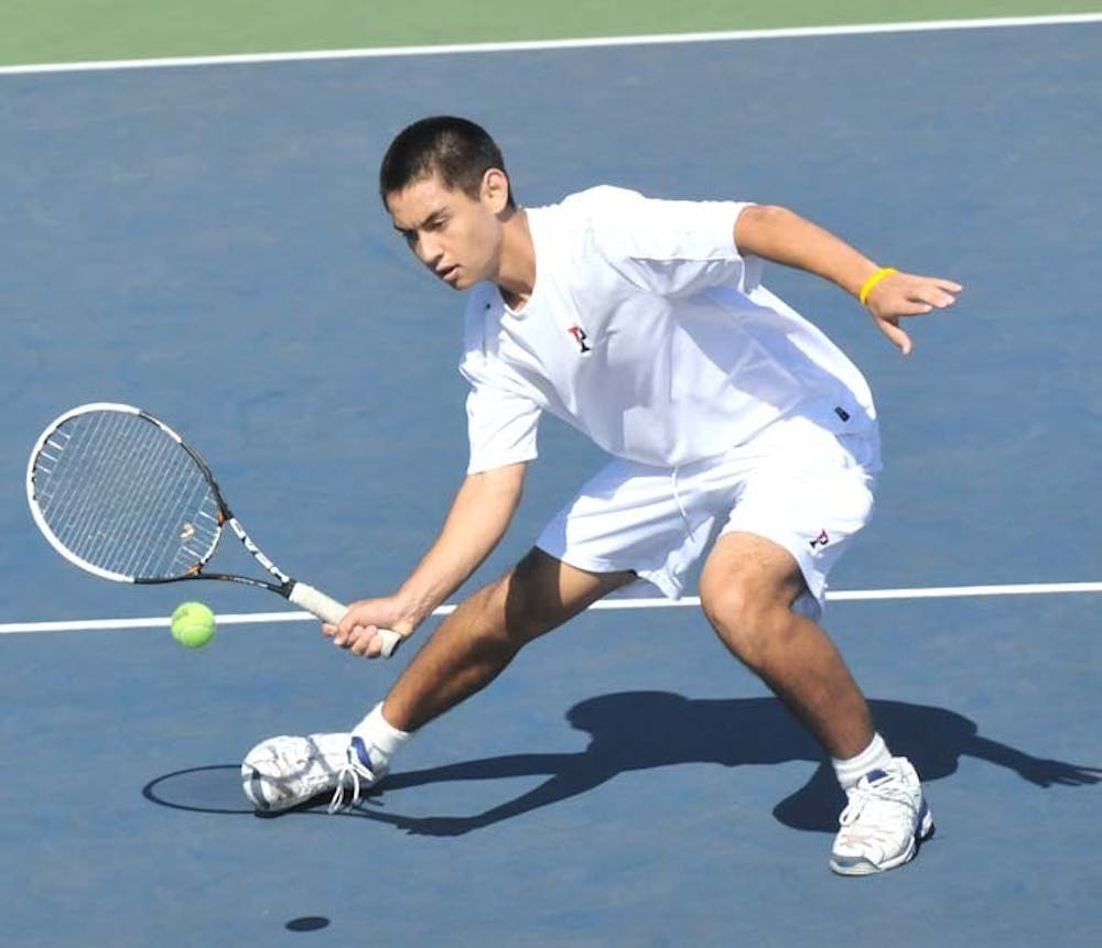 Men's tennis plays Brown at home.
Jeremy Court