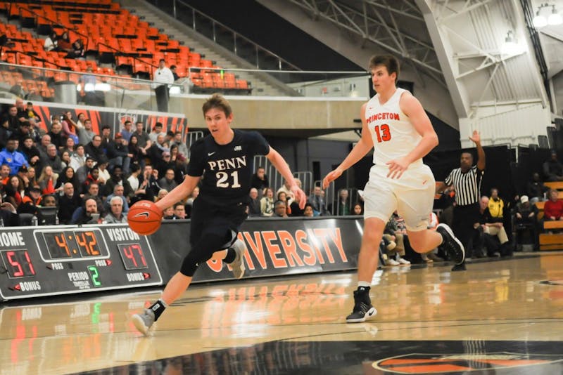 Penn Mens Basketball Loses Ivy Opener To Princeton 61 52 Despite Big Comeback The Daily