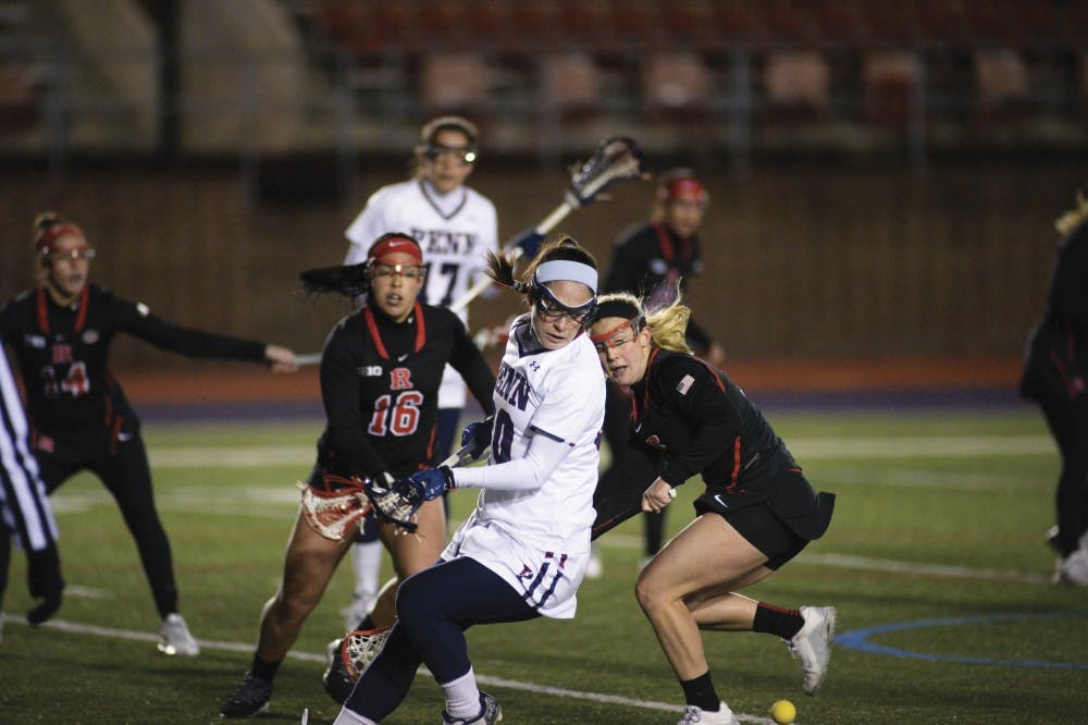 Sophomore midfielder Alex Condon scored three goals in Penn women's lacrosse's tight 8-7 win over Harvard.