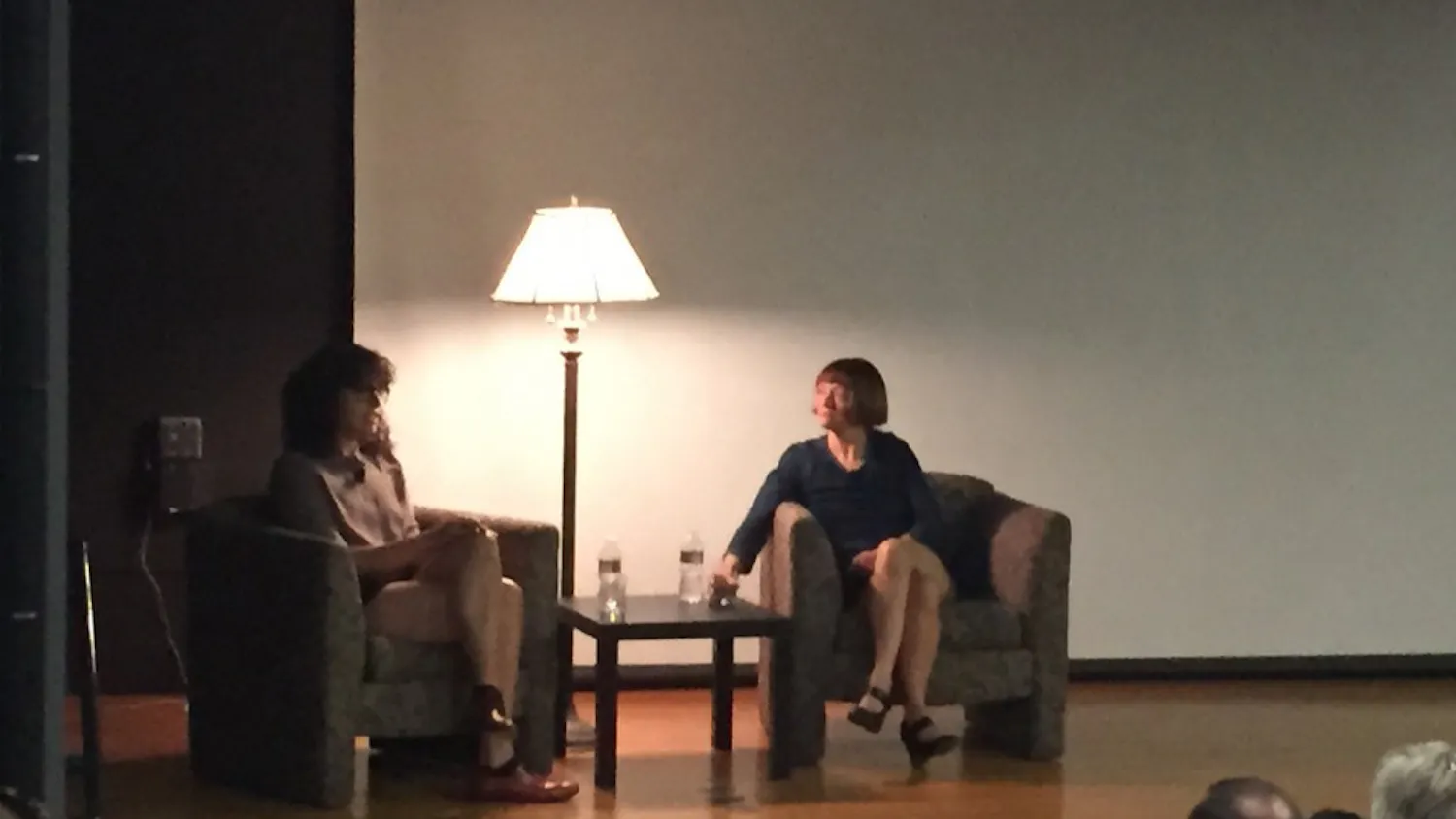 Award-winning filmmaker and actress Desiree Akhavan participated in a question-and-answer session on Wednesday night about how her work questions what is sexually appropriate.