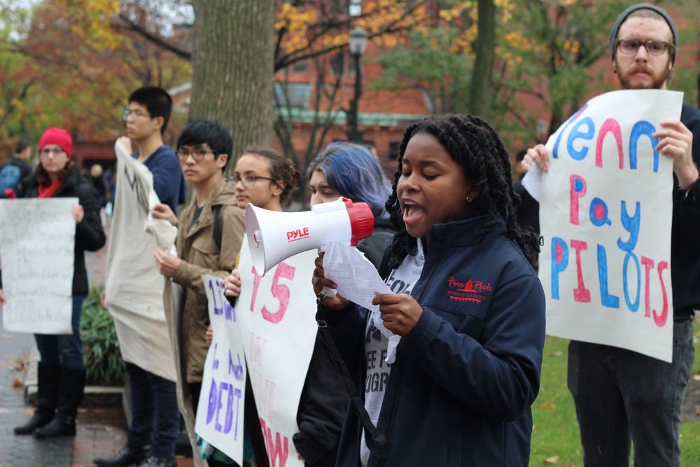 SOUL and the Million Student March joined for the protest on Thursday.