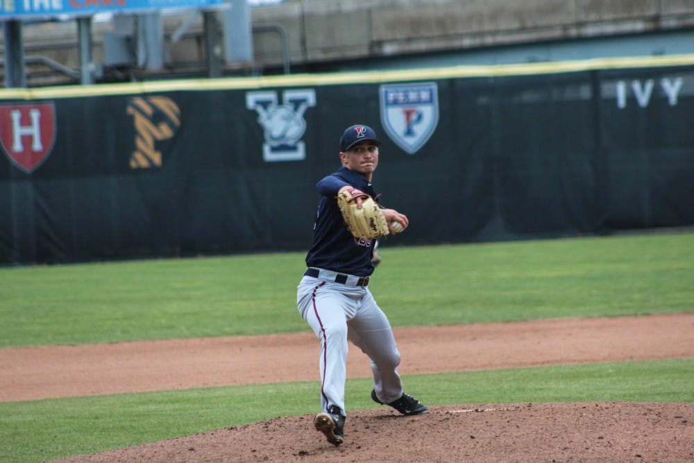 Penn baseball pitcher Adam Bleday pitched a masterful game on Saturday, allowing just five hits and one run in a 3-1 win over Princeton. 