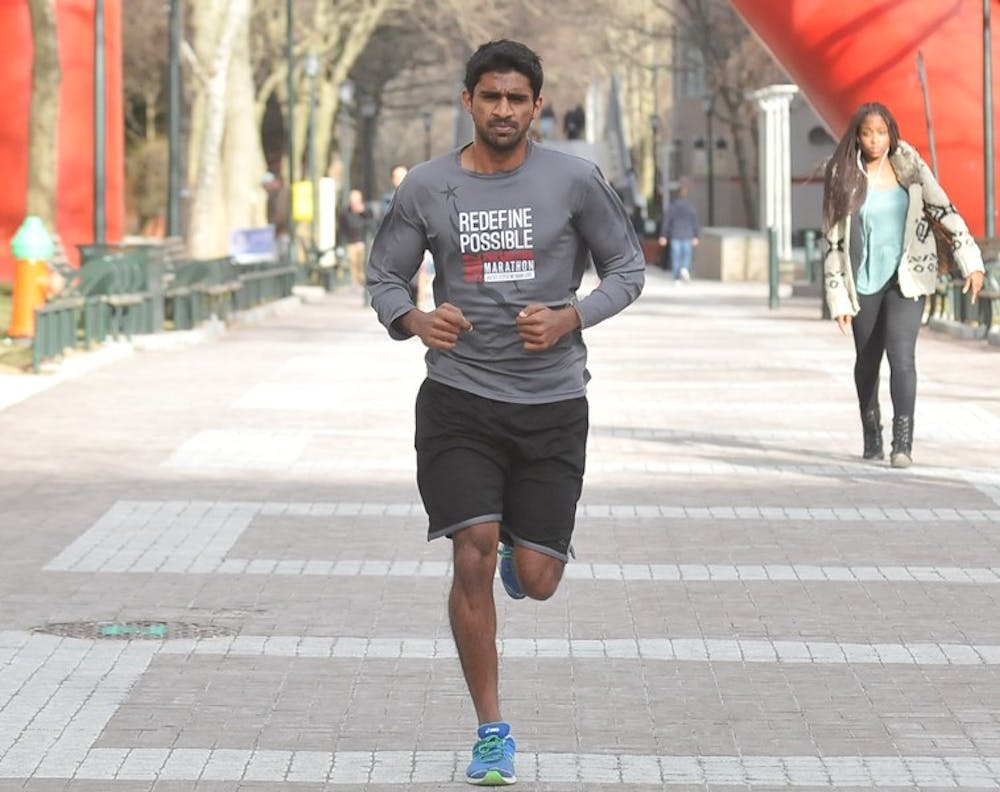 Boston Marathon runner series, Aadithya Prakash