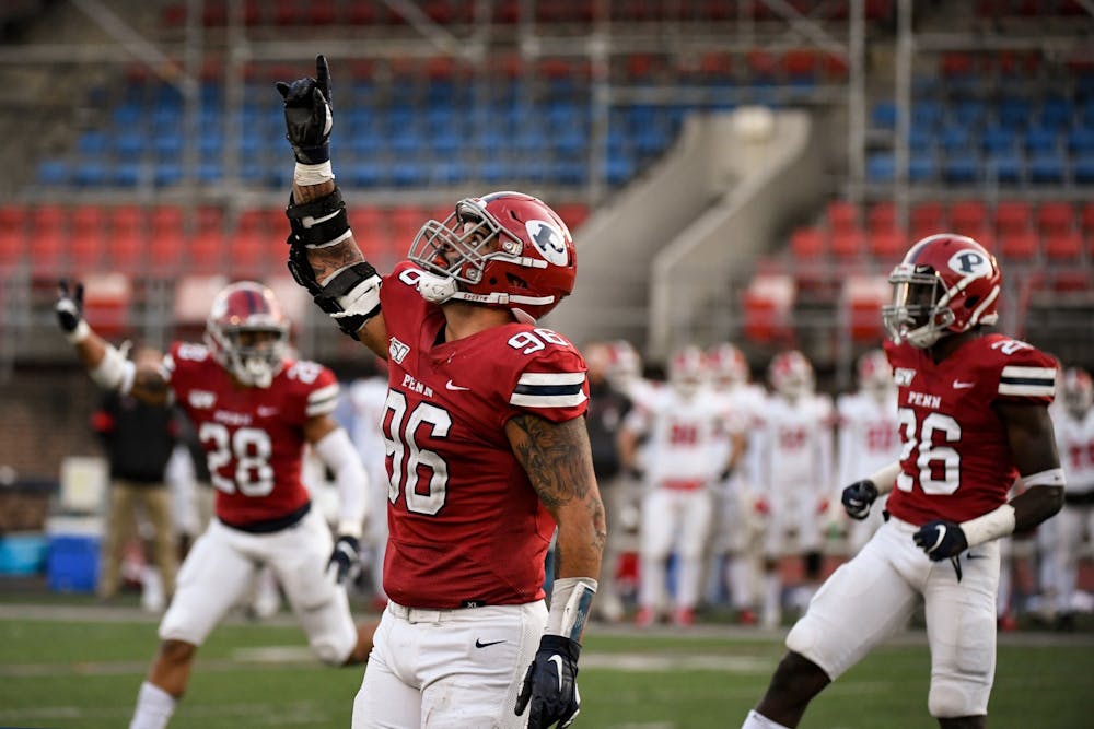 football-vs-cornell-david-ryslik-celebration