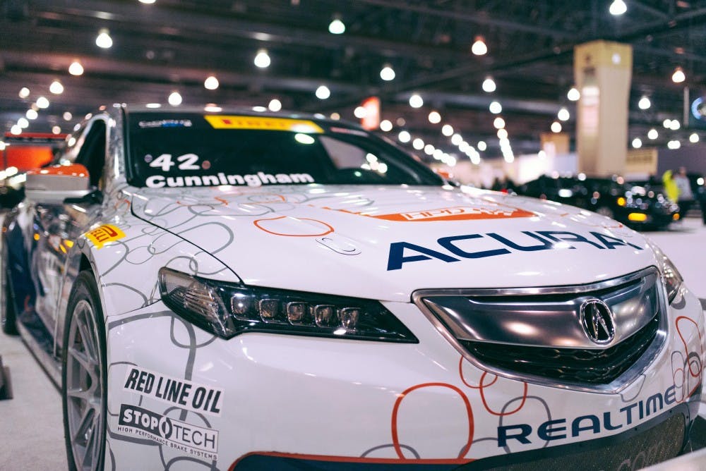 Peter Cunningham's Acura TLX GT was on display.
