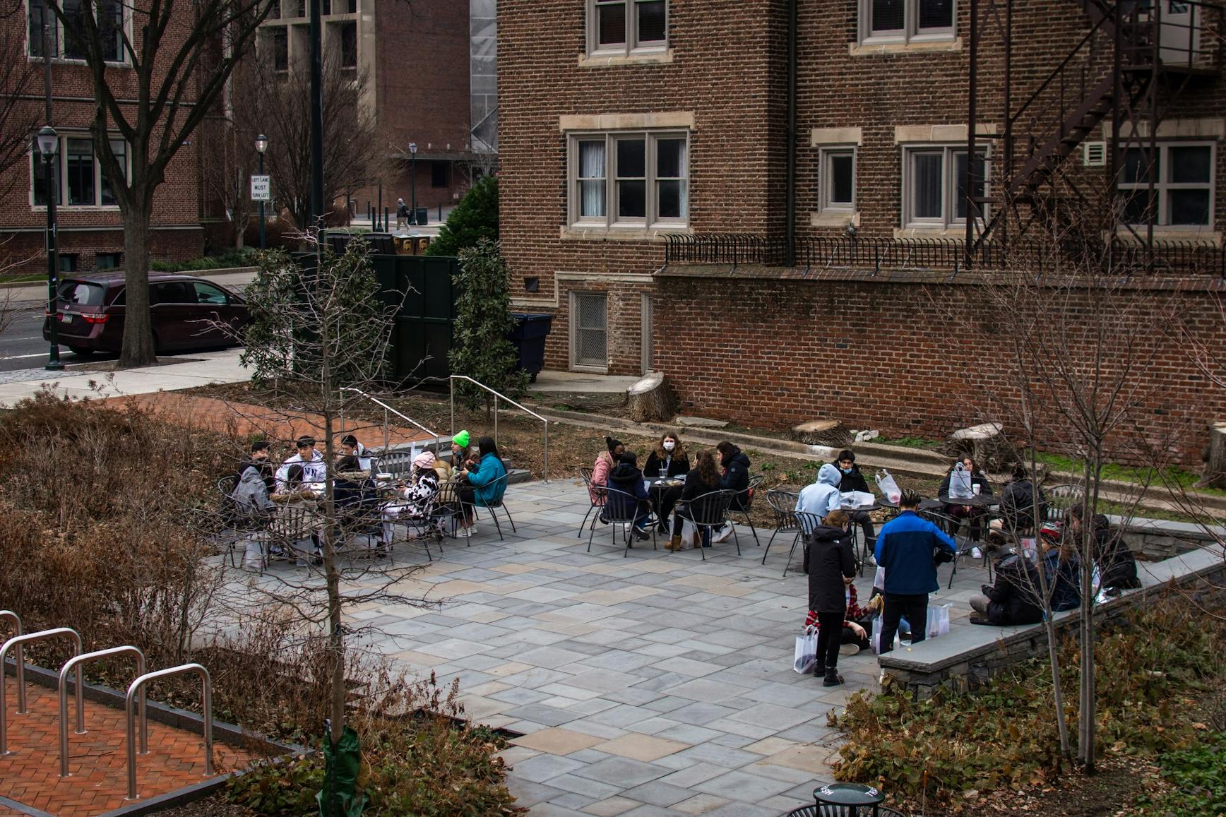 Hill Dining 2021 Students Eating Outside.jpg