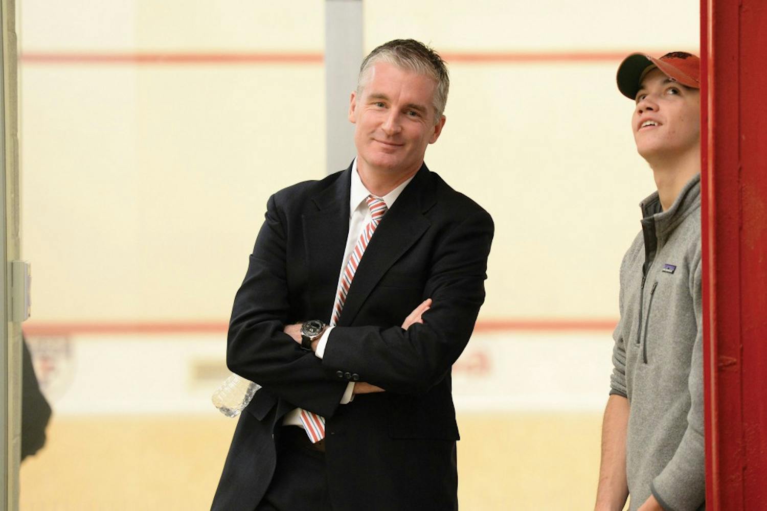 Penn squash coach Jack Wyant has launched and hosts the Penn Squash Podcast as a tool to help promote his program.