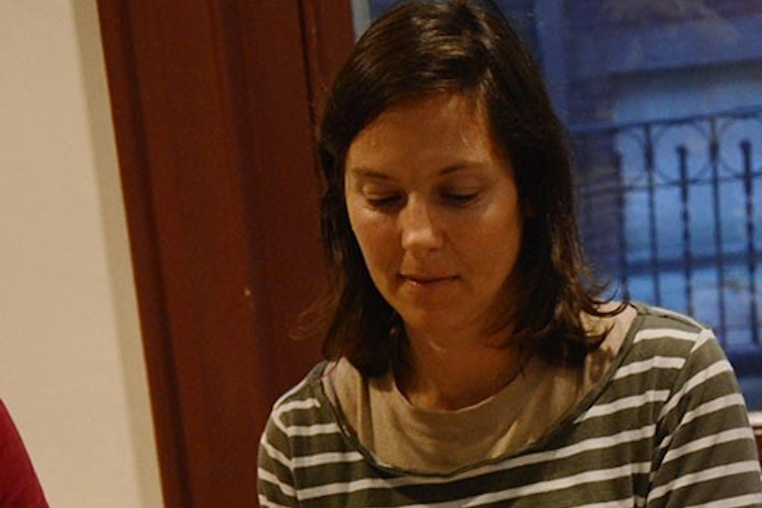 On Wednesday night, the Kelly Writer's House hosted a Bookbinding Workshop lead by Henry Steinberg,a 2013 College graduate. Participants learned the art of bookingbinding from Steinberg and his "No Good Guide to Basic Bookbinding" and left with four handmade books.