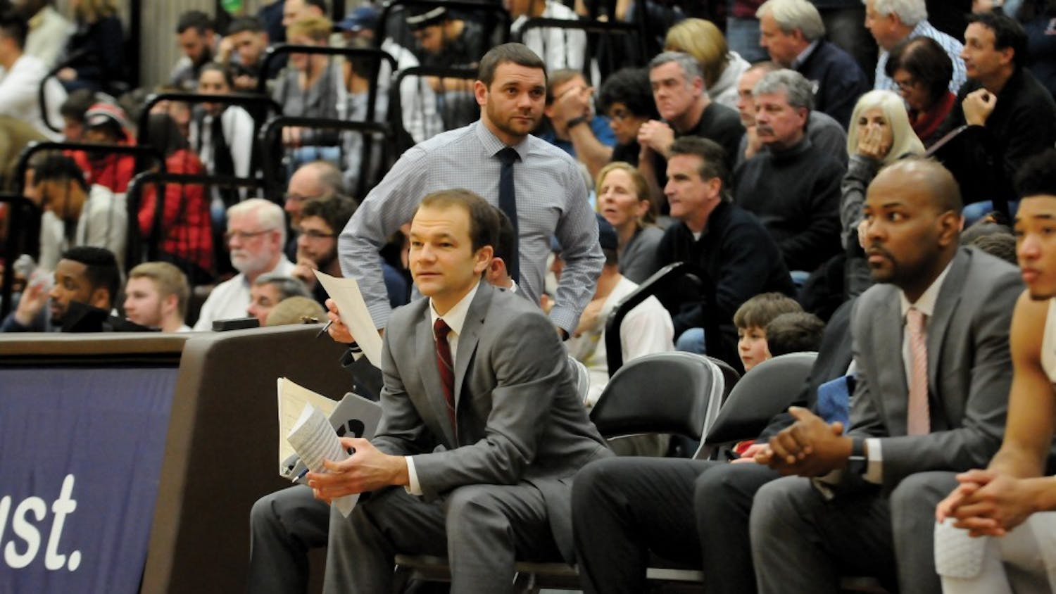 The Quakers' new assistant coach, Joe Mihalich Jr., practically grew up on Philadelphia Big 5 basketball, as his father was La Salle's coach in the 1980s and '90s. To him, the Palestra feels a bit like home.