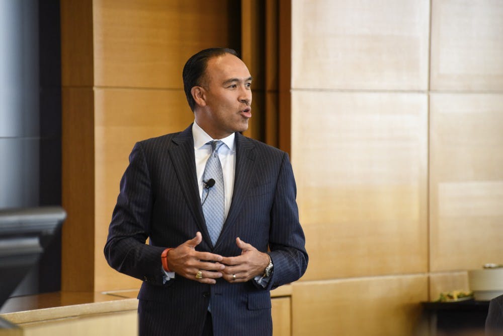 The 31st Howard E. Mitchell Memorial Conference featured keynote speaker NBA Chief Operating Officer Mark Tatum.