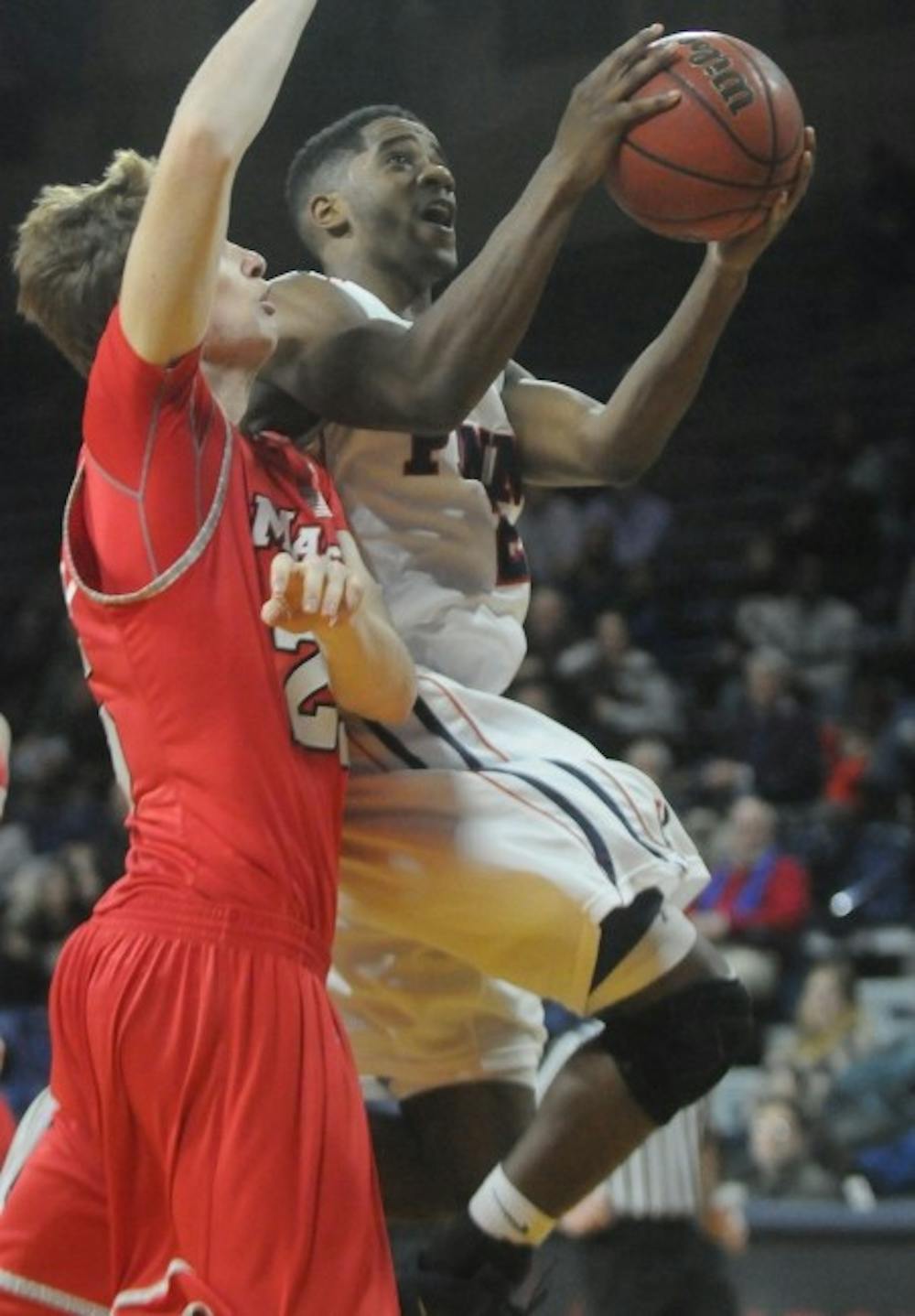 Freshman Antonio Woods leads Penn basketball in minutes so far on the young season.