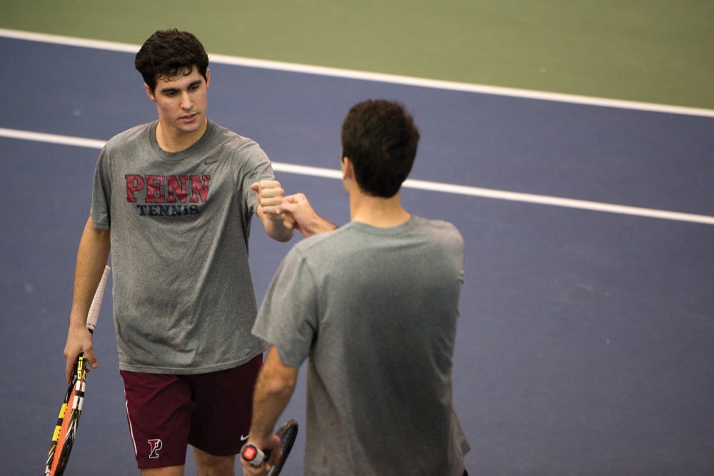Junior Matt Nardella was one of only a pair of Quakers to win their matches on Sunday in a 5-2 loss to Penn State.