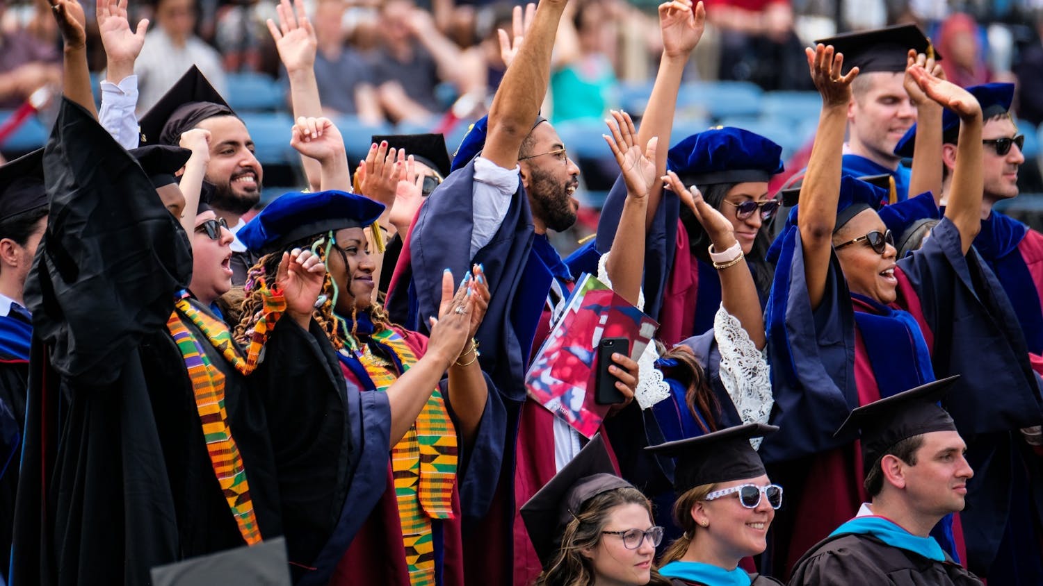 Commencement 2019 Students Clapping Cheering.jpg