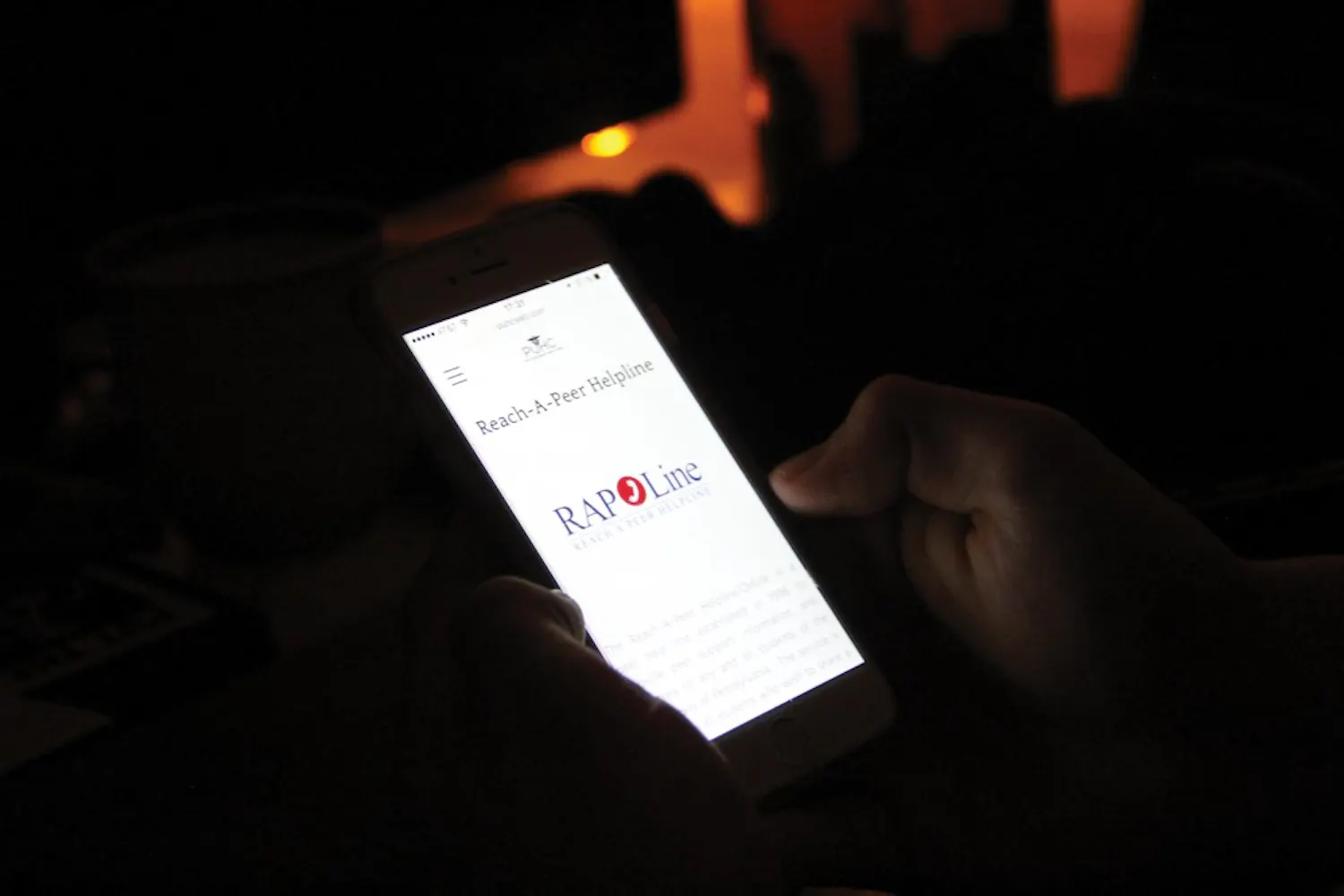 Reach-a-Peer Helpline is starting Lean on Me, an anonymous 24-hour text messaging service that enables students to get help and support from fellow peers