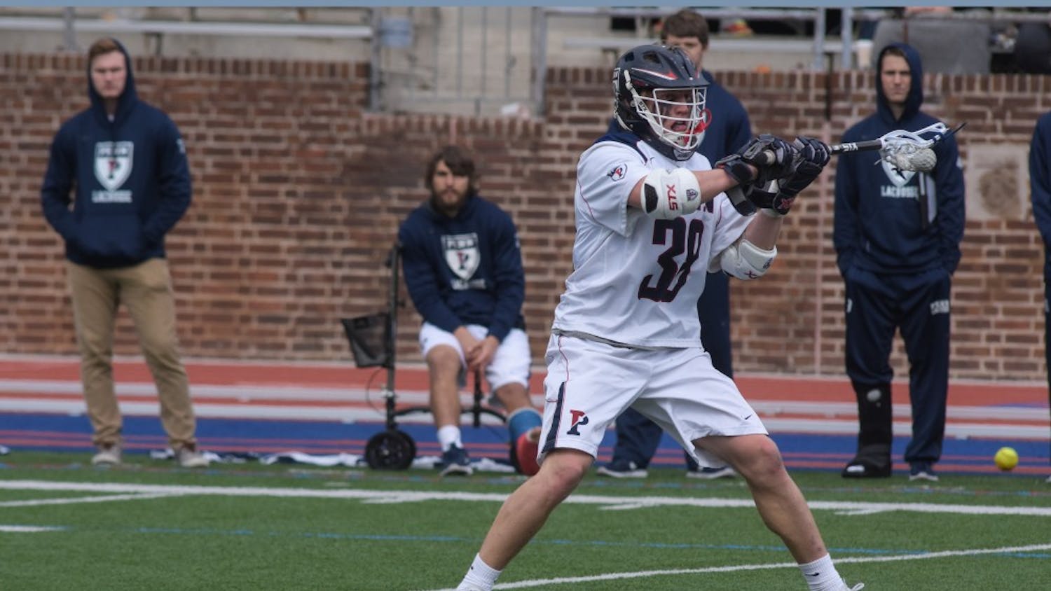 Senior captain and defensive midfielder Austin Krienz has had a huge impact for the Quakers this season, but one that does not show up in traditional stats like goals and assists.