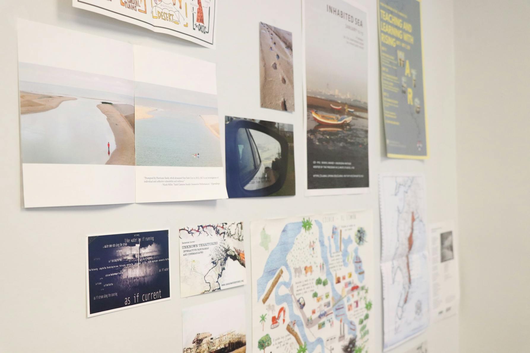 Penn Program in Environmental Humanities Bethany Wiggin posters on wall PPEH