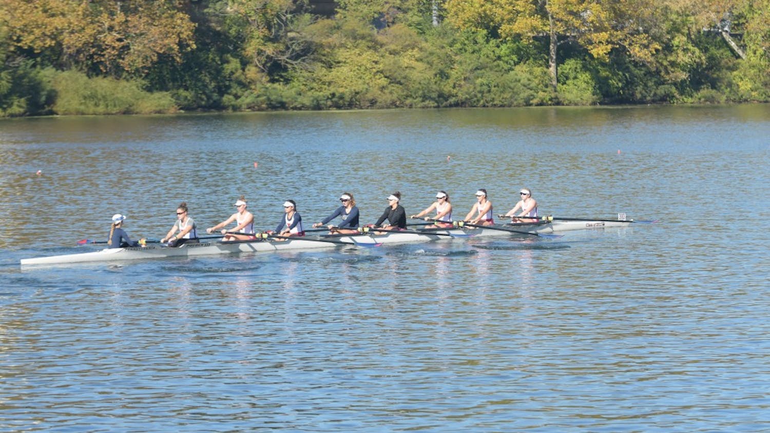 Penn women's rowing finished their fall season strong at the Rivanna Romp, with their A boat finishing fourth in a packed field.