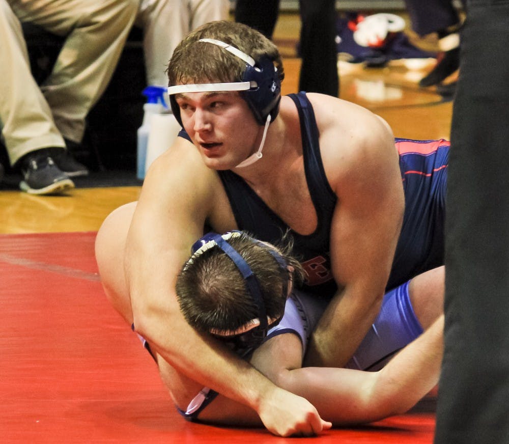 Penn wrestling grinded out a victory over Columbia on Saturday, 24-10.