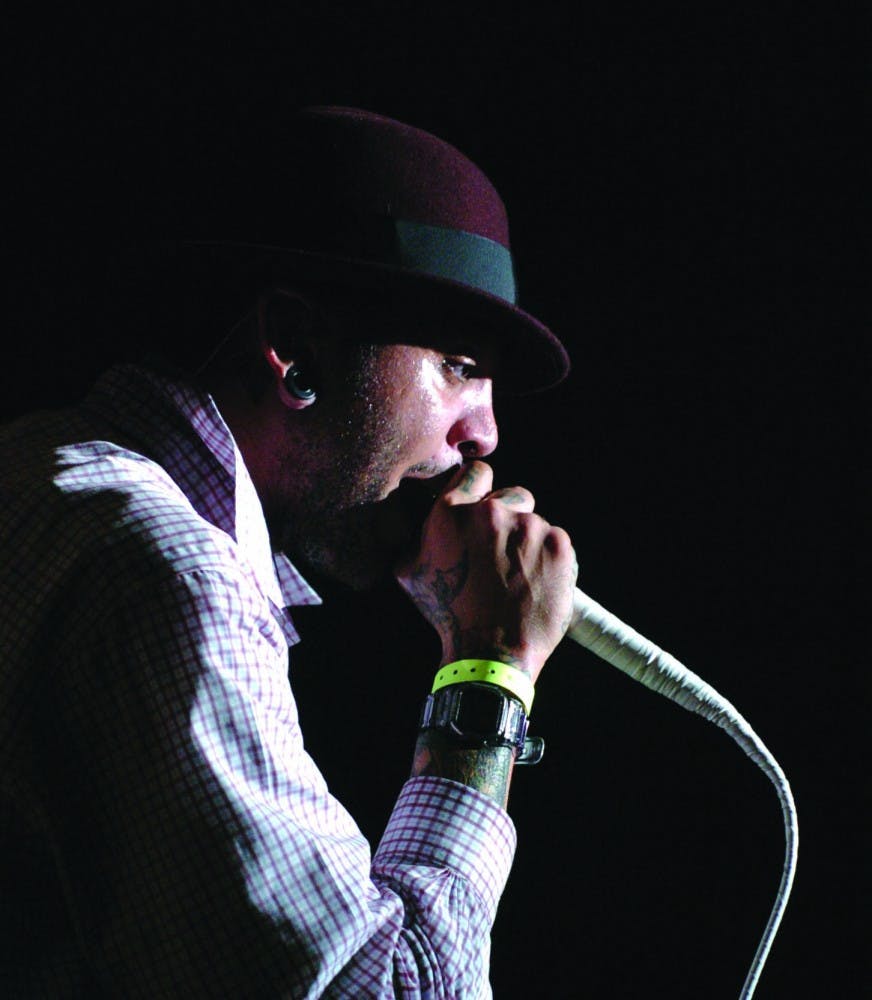 The Gym Class Heroes perform for the Spring Fling concert