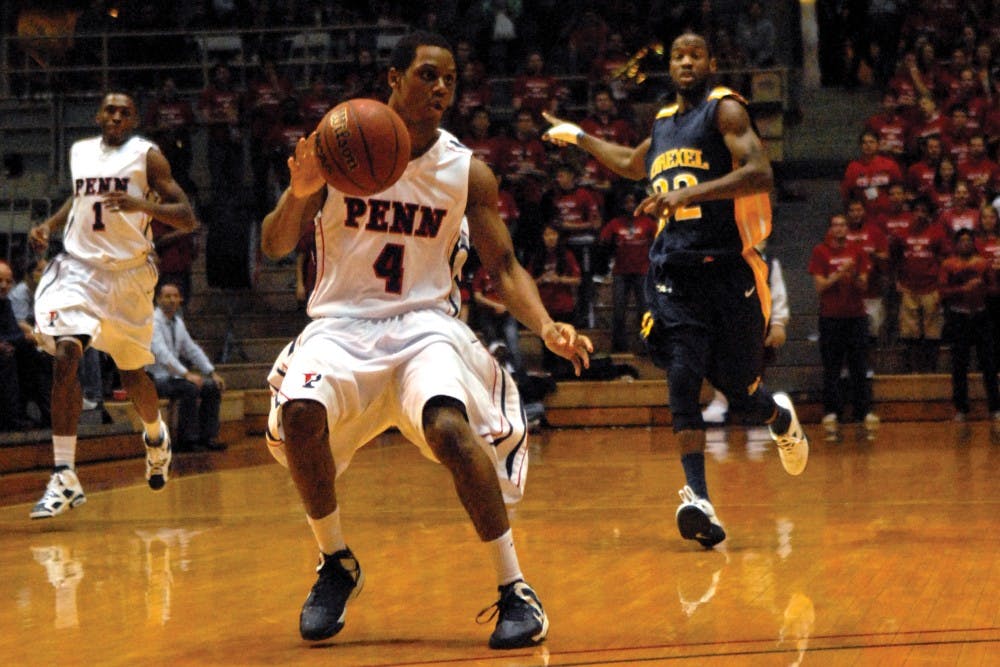 Men's Basketball vs. Drexel. Penn lost 59-61