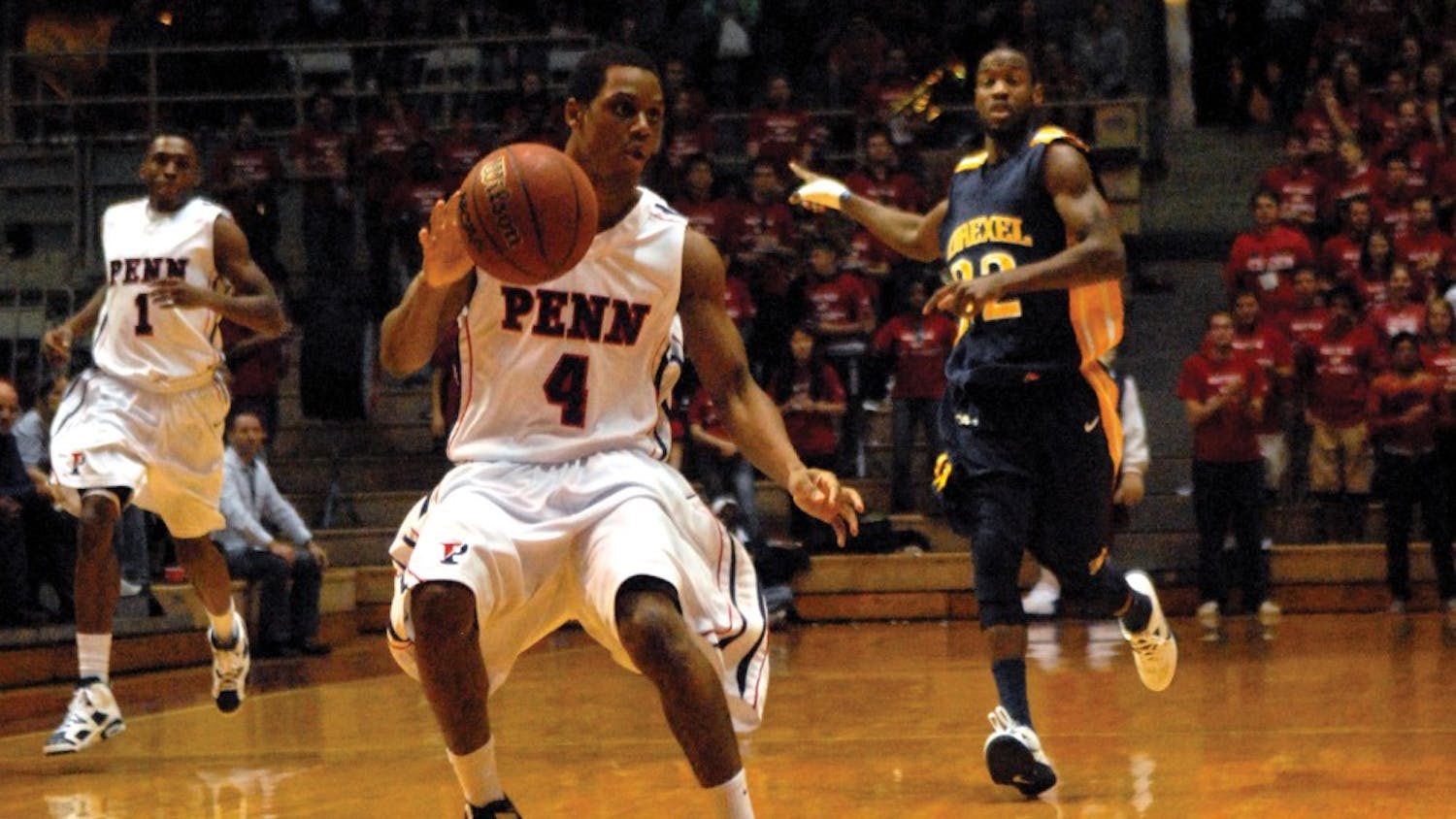 Men's Basketball vs. Drexel. Penn lost 59-61