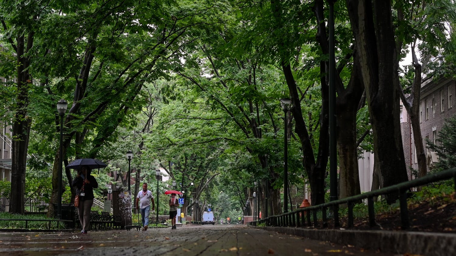 Locust Walk Summer Umbrella Rain Campus.jpg