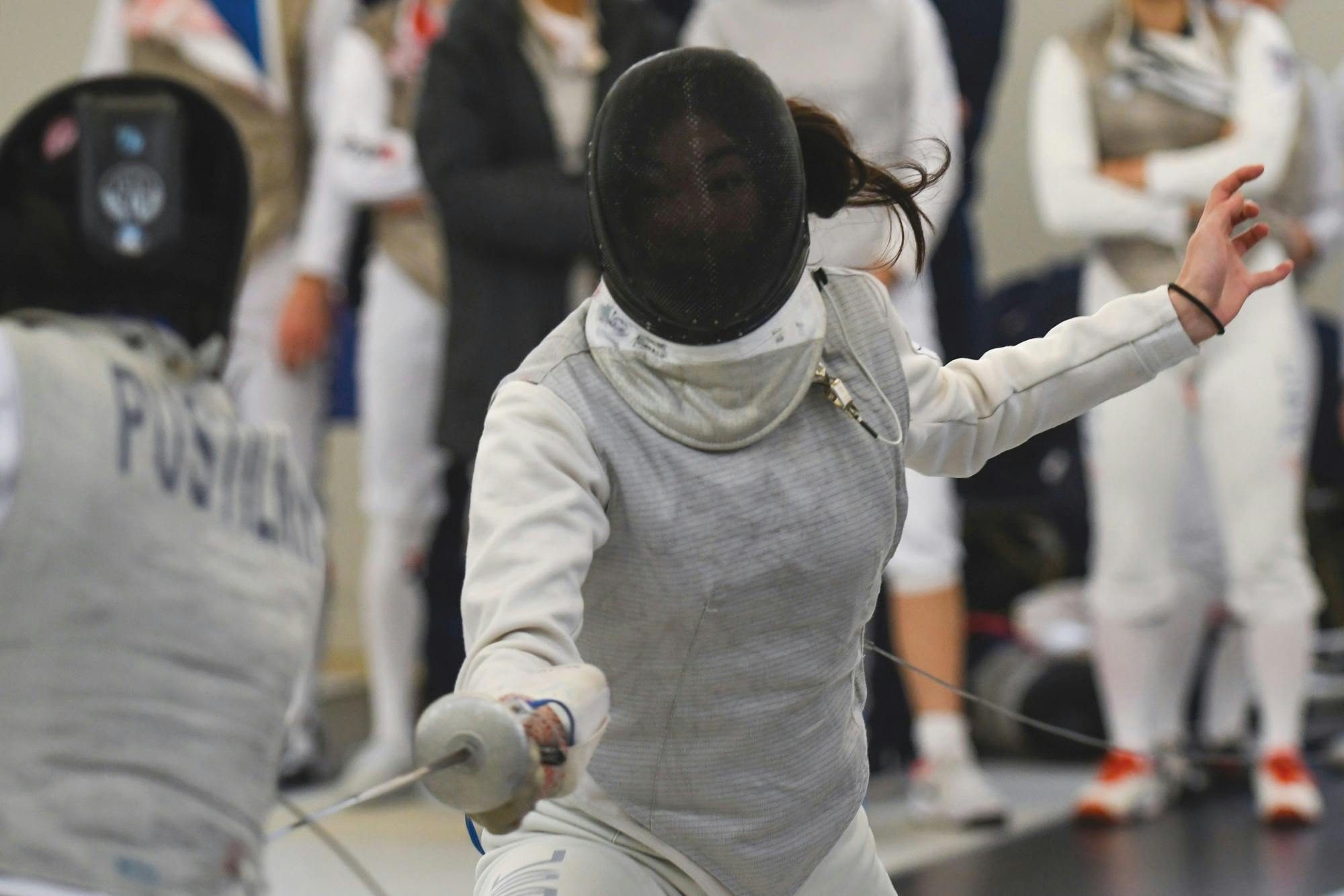 01-22-23 Women's Fencing vs Notre Dame Sabrina Cho (Samantha Turner).jpg