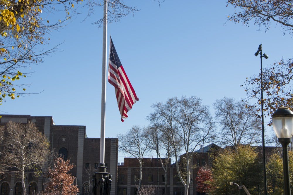 American flags across the country and abroad were flown at half-staff this past week in remembrance of the Paris attacks.