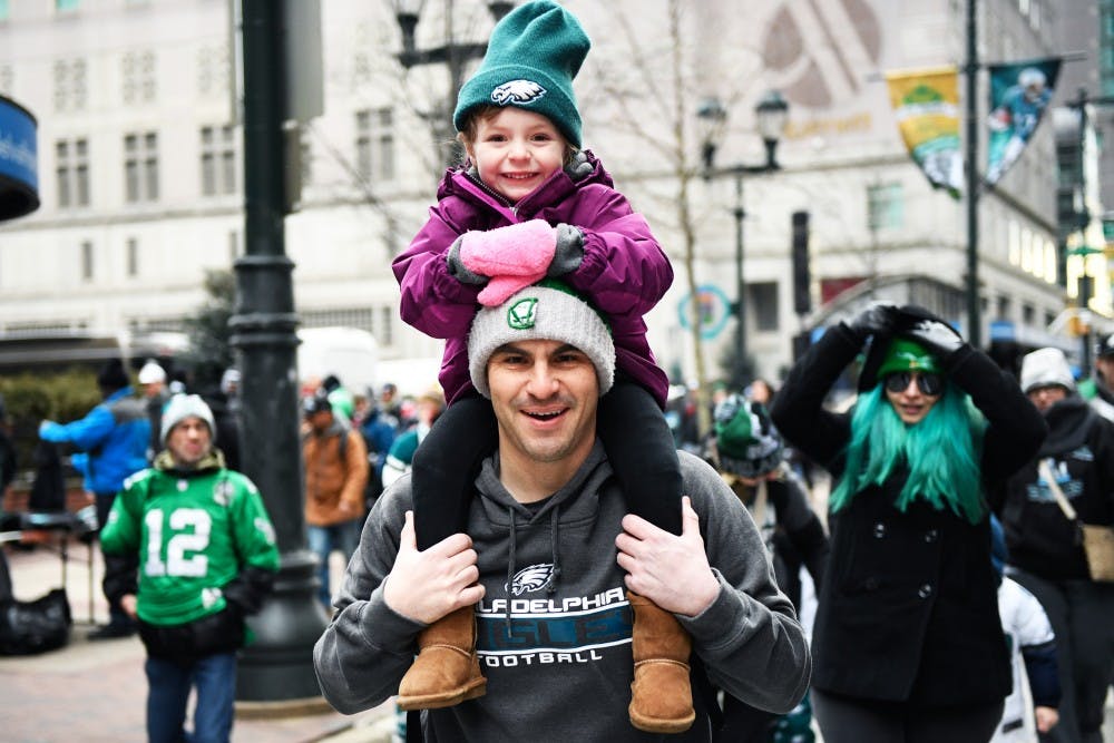 Massive love fest at Eagles Super Bowl parade - WHYY