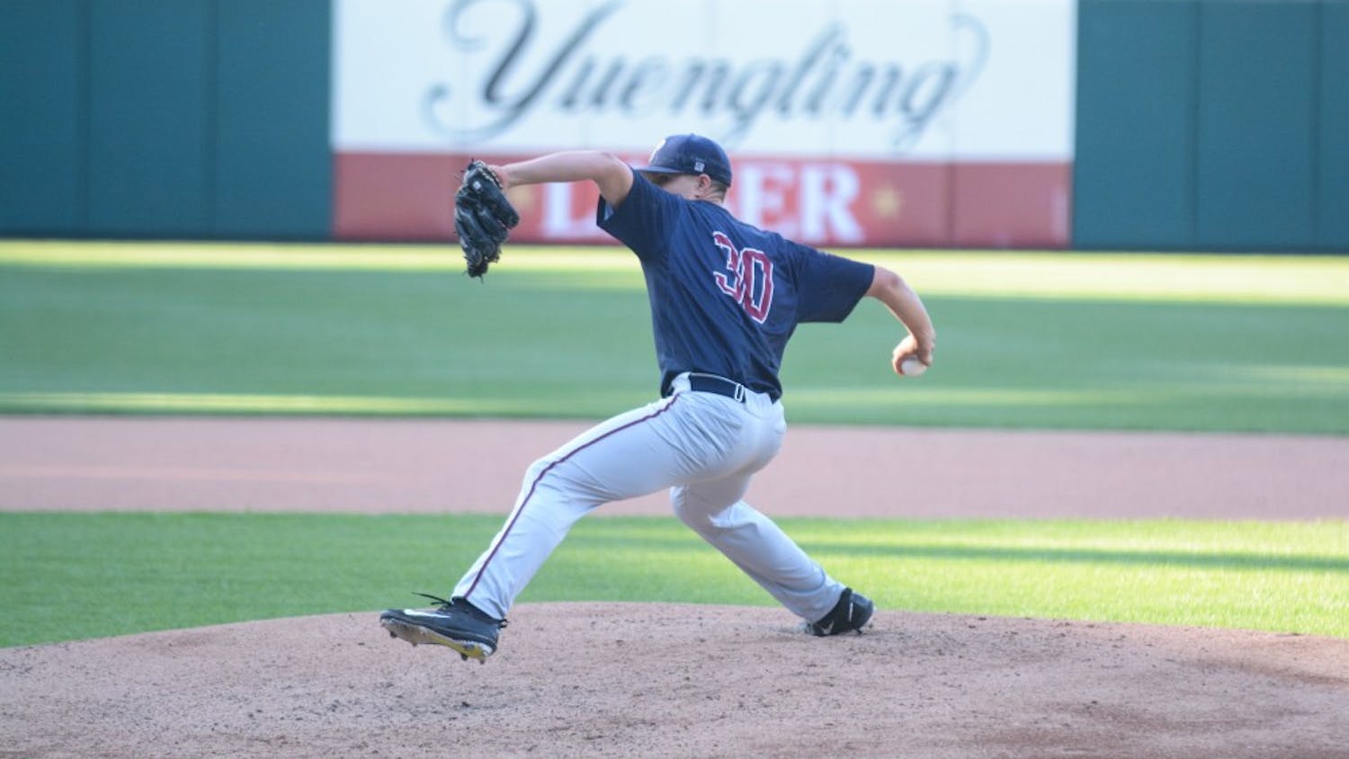 Though freshman pitcher Mitchell Holcomb had the game of his life with a career-high seven innings of shutout ball, Penn baseball came up agonizingly short of the Liberty Bell Classic title in a 2-1 loss.