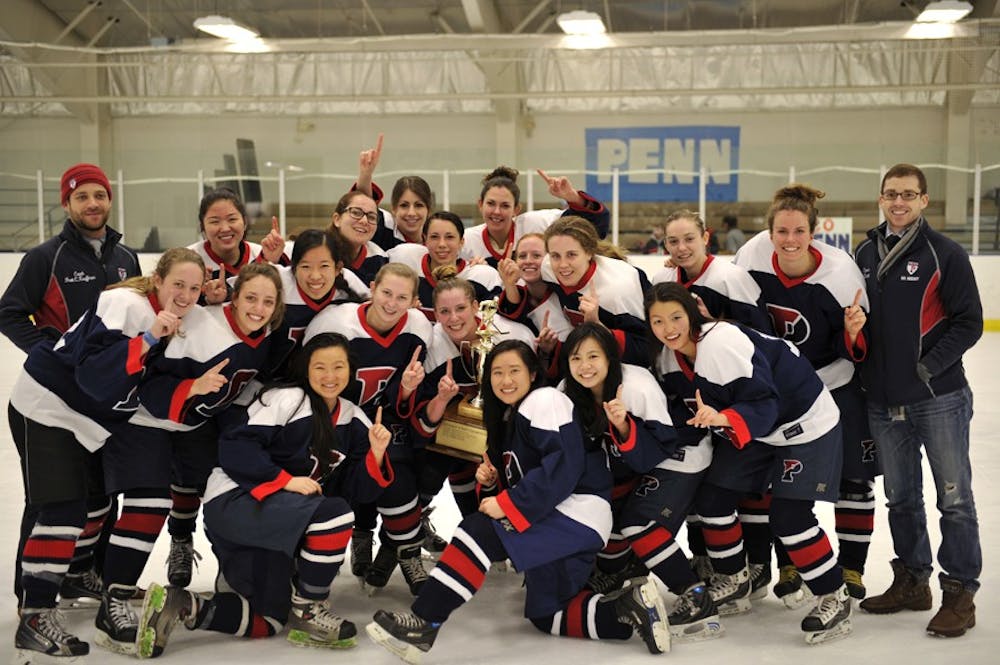 Though there has never been an equivalent varsity program, the Penn women’s ice hockey club is doing just fine on its own. The Quakers won the Delaware Valley College Hockey Conference championship after taking down St. Joseph’s in the semifinals and the North Jersey Phoenix in the finals. 