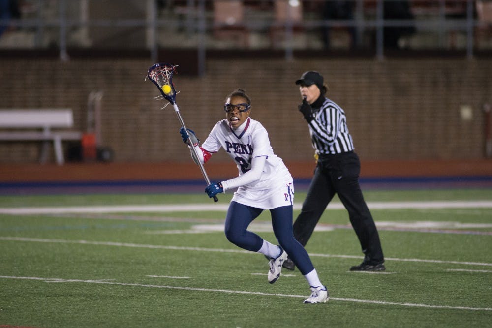 As Penn women’s lacrosse seeks its ninth Ivy title in 10 years, it will look to its seniors to lead them past Cornell, including attack Iris Williamson.