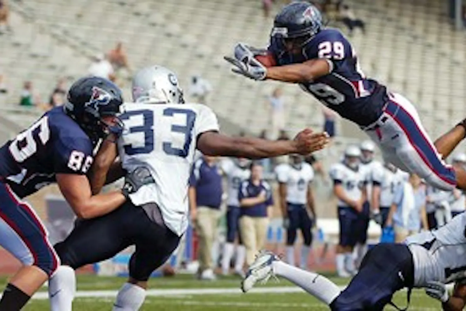 Football: By George, It's a Win!