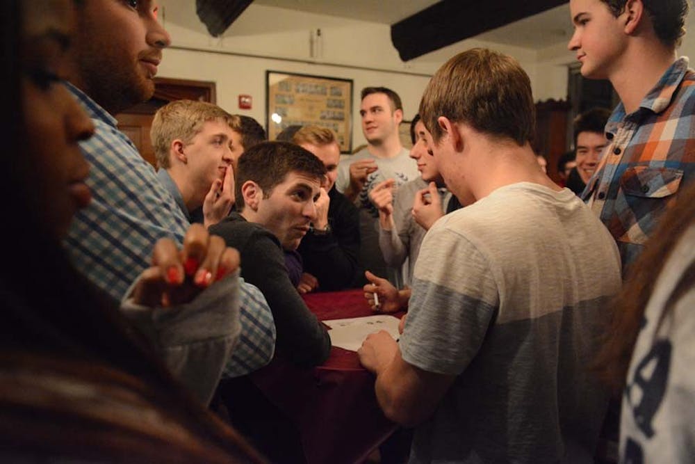 Groups compete for prizes such as spring break trips, hotel stays in Atlantic City and gift cards at Sigma Kappa's fifth-annual Quizzo event. The sorority raised over $6,000, and proceeds will benefit the Alzheimer's Association, Maine Sea Cost Mission and Inherit the Earth.