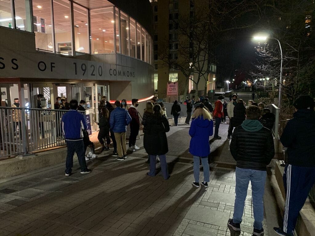 Student Pileup at 1920 Commons 1/12/21