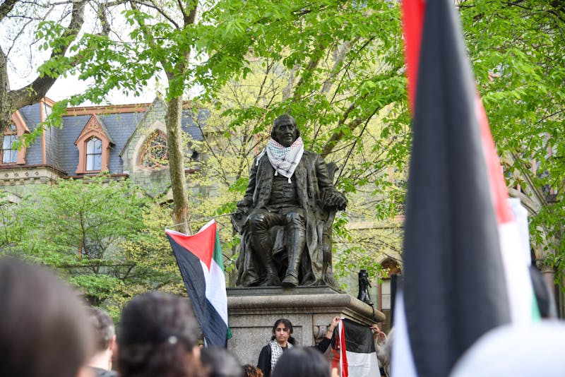 Penn threatens consequences for breaking University policies, laws amid pro-Palestinian encampment