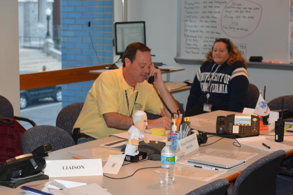 Urgent calls were fielded at the DPS Emergency Operations Center during the Pope's visit to Philadelphia.