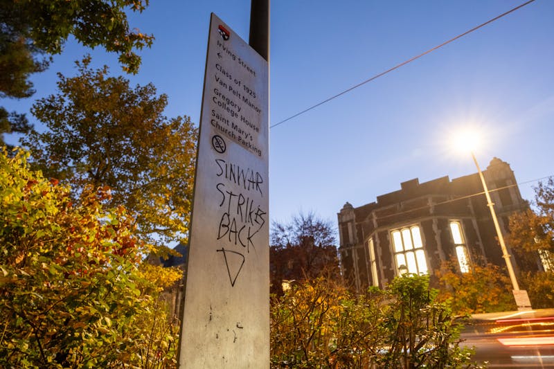 Several locations on Penn’s campus vandalized with derogatory, anti-Zionist ‘death threat’