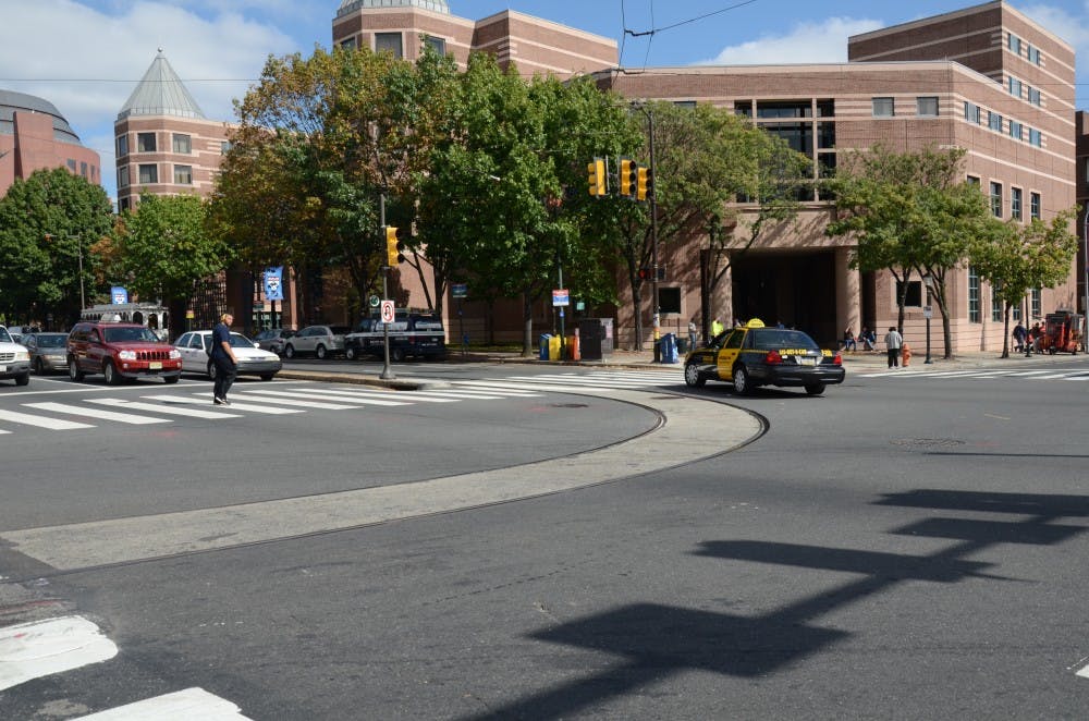 Panoramas from each corner of the 38th & Spruce intersection.